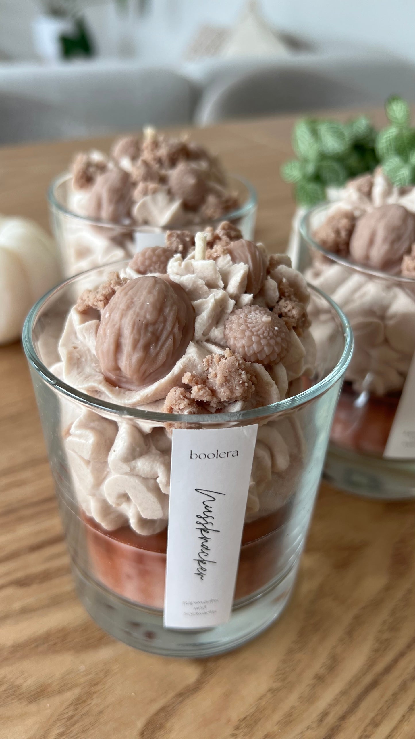 Dessertkerze Nussknacker
