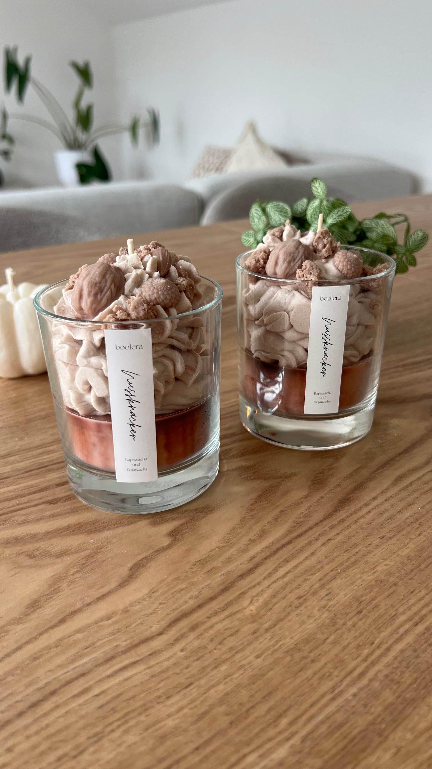 Dessertkerze Nussknacker