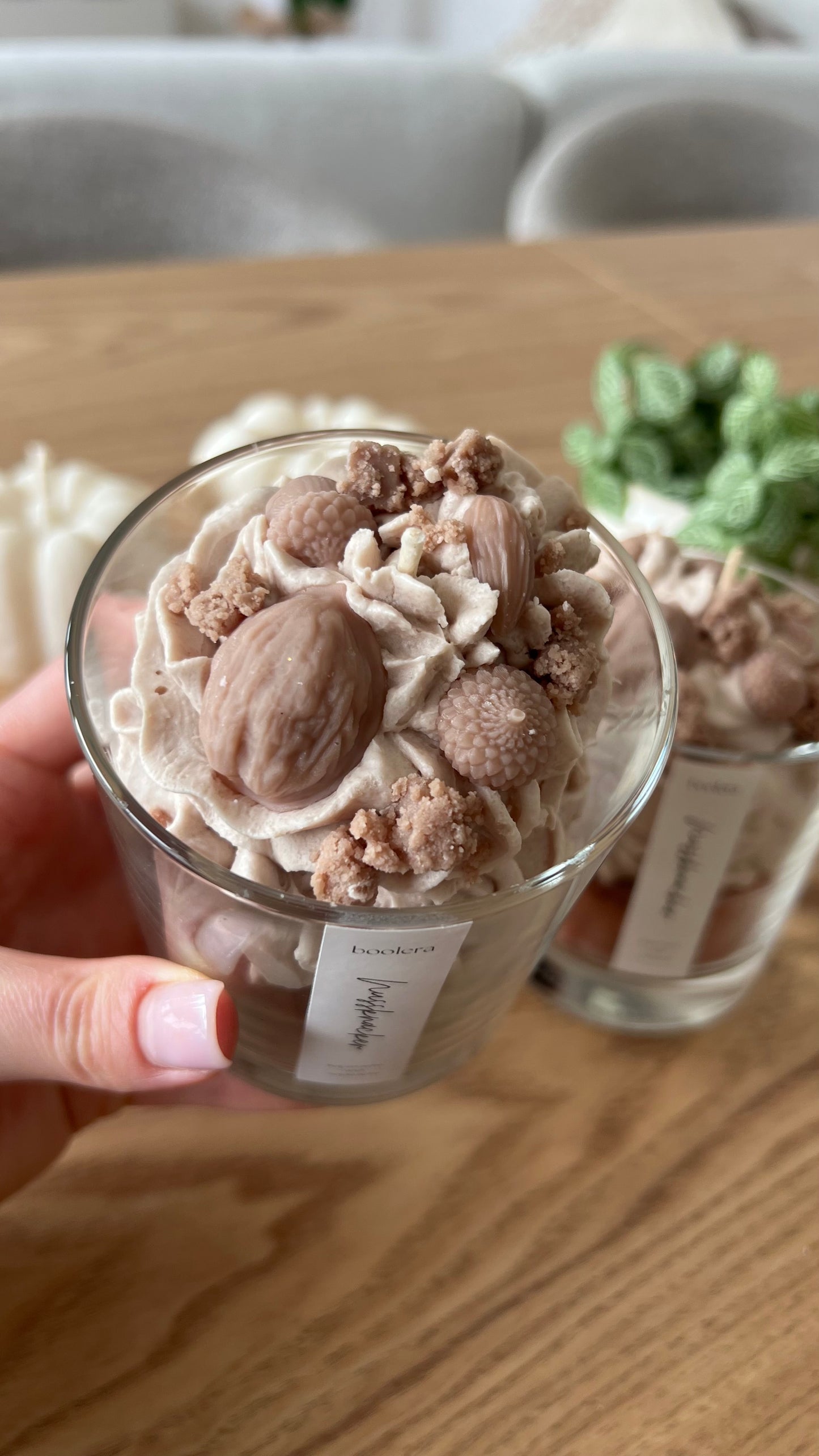 Dessertkerze Nussknacker