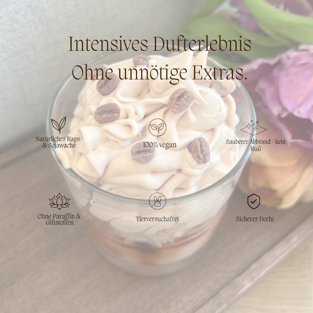Vatertags Dessertkerze Coffee
