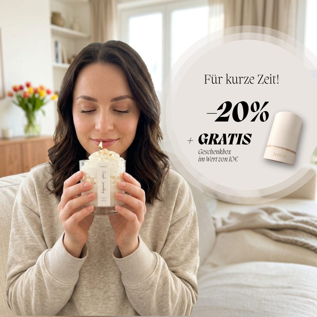 Dessertkerze Frische Wäsche
