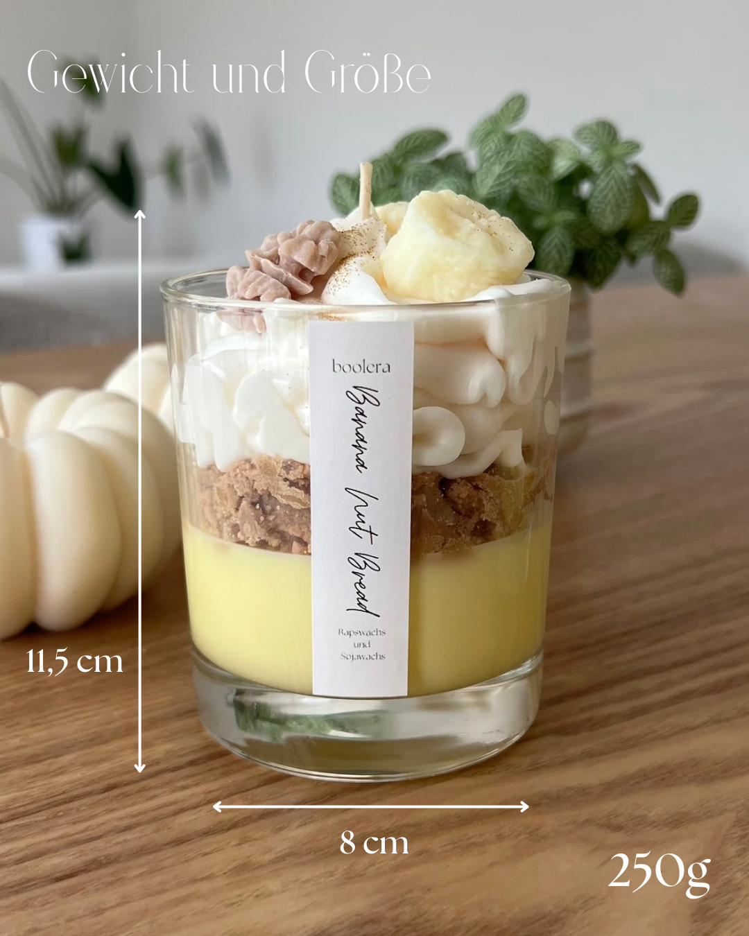 Dessertkerze Banana Nut Bread