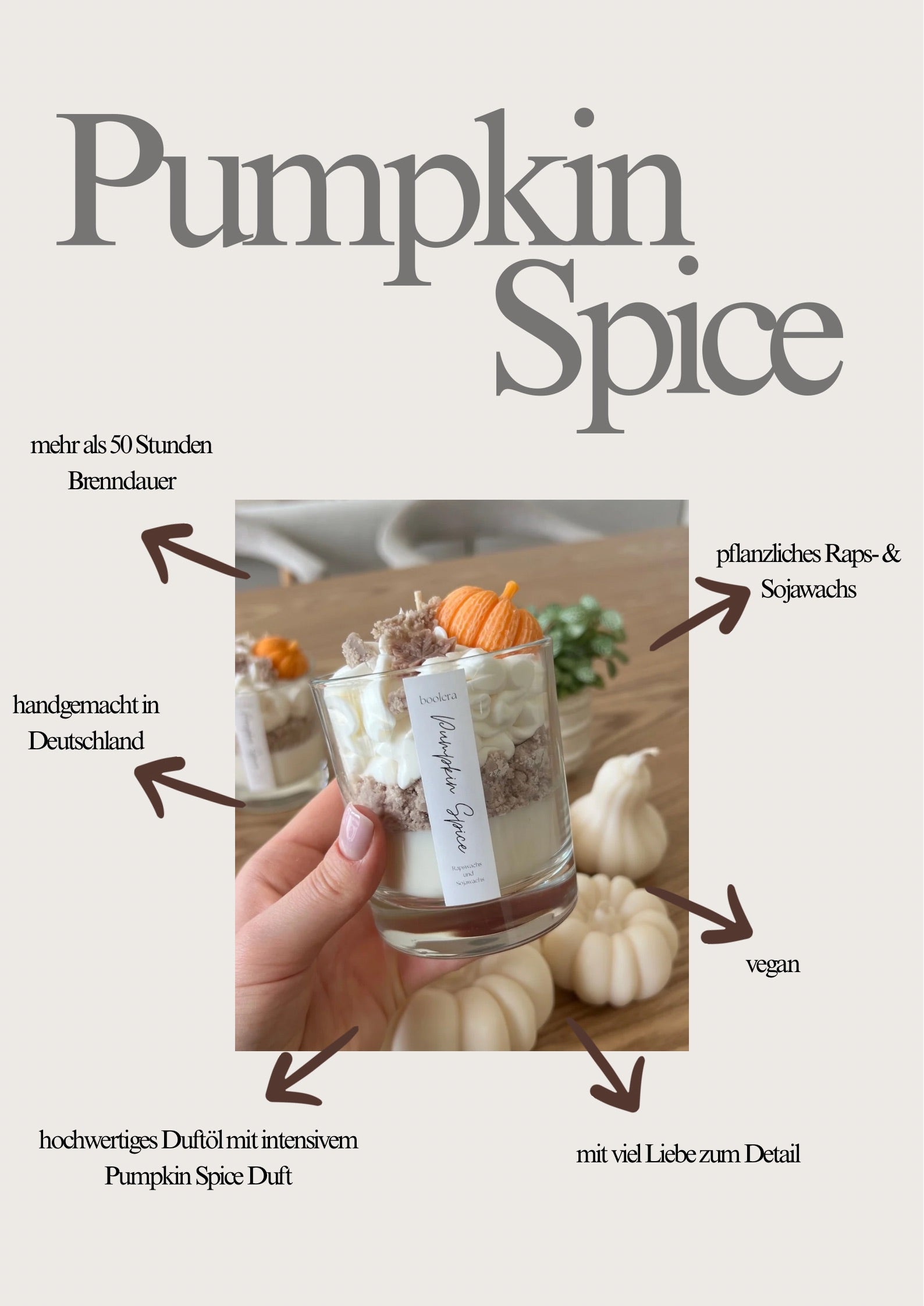 Dessertkerze Pumpkin Spice