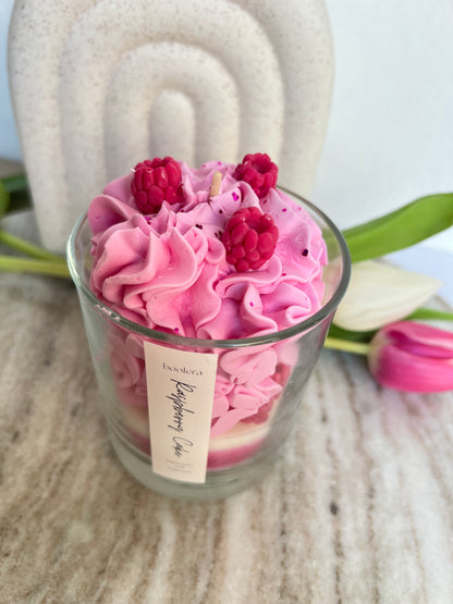 Dessertkerze Raspberry Cake