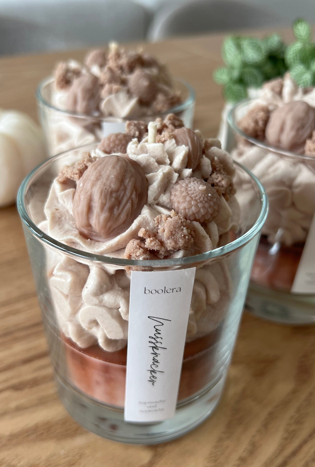 Dessertkerze Nussknacker