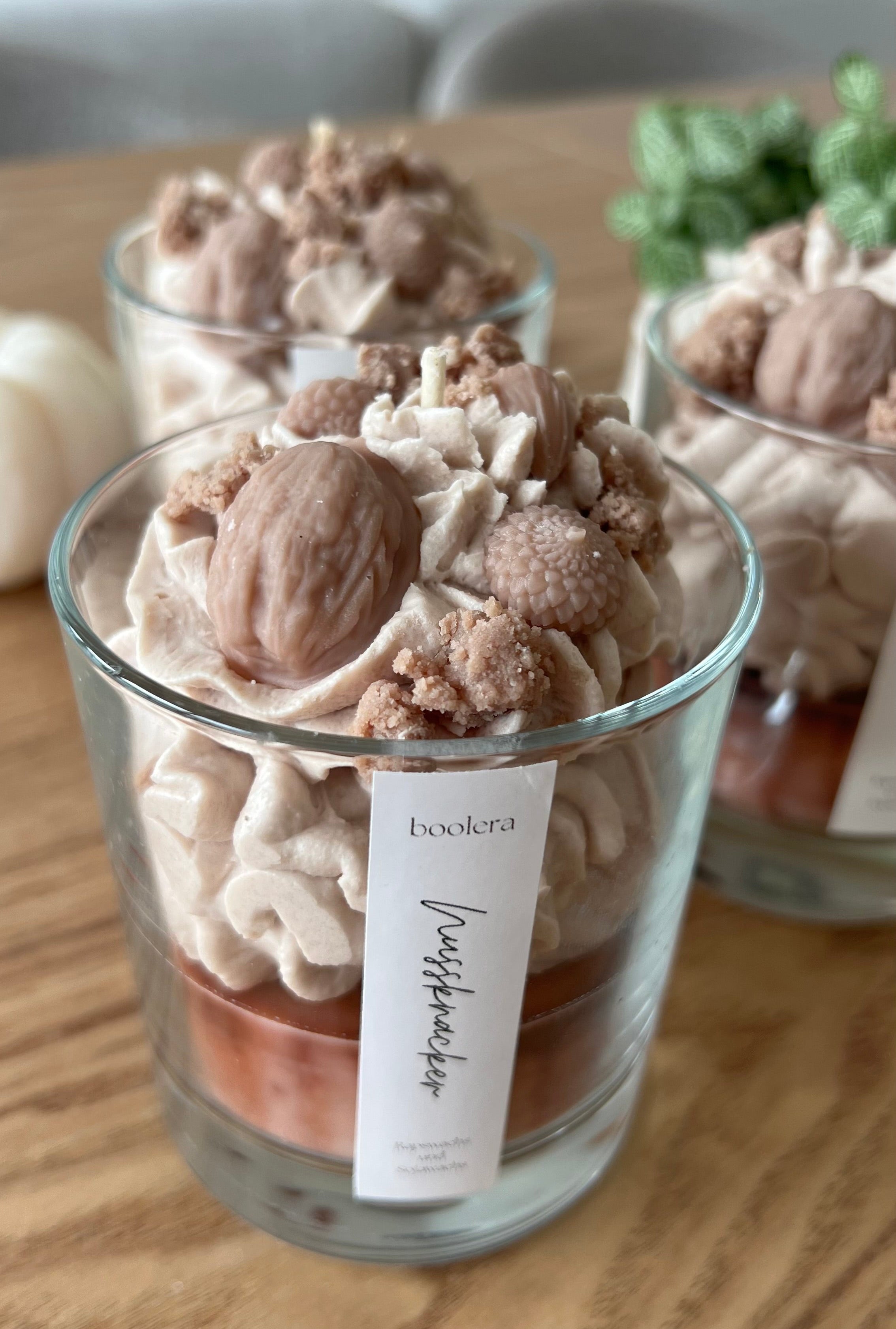 Dessertkerze Nussknacker