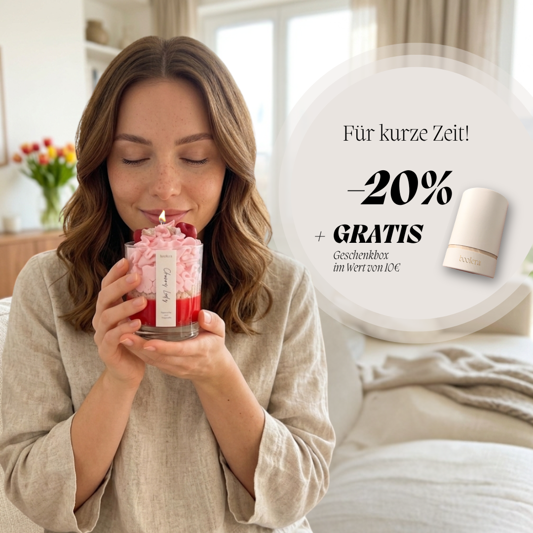 Dessertkerze Cherry Lady