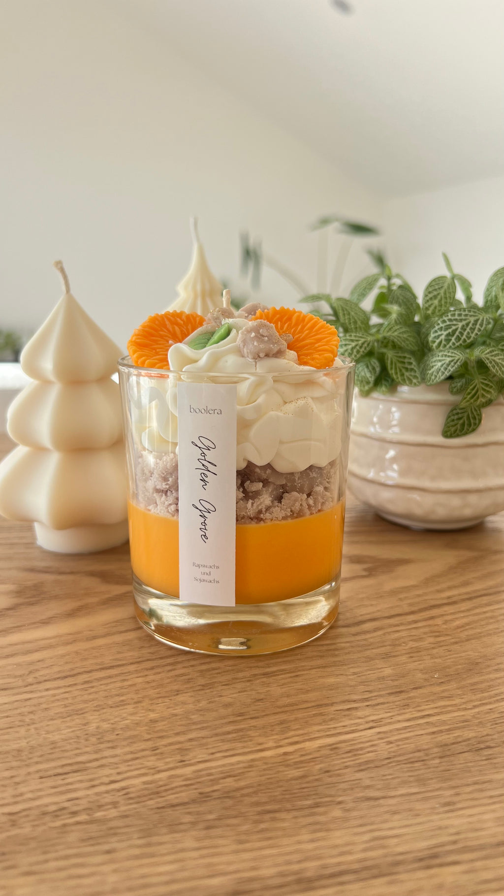 Dessertkerze Golden Grove