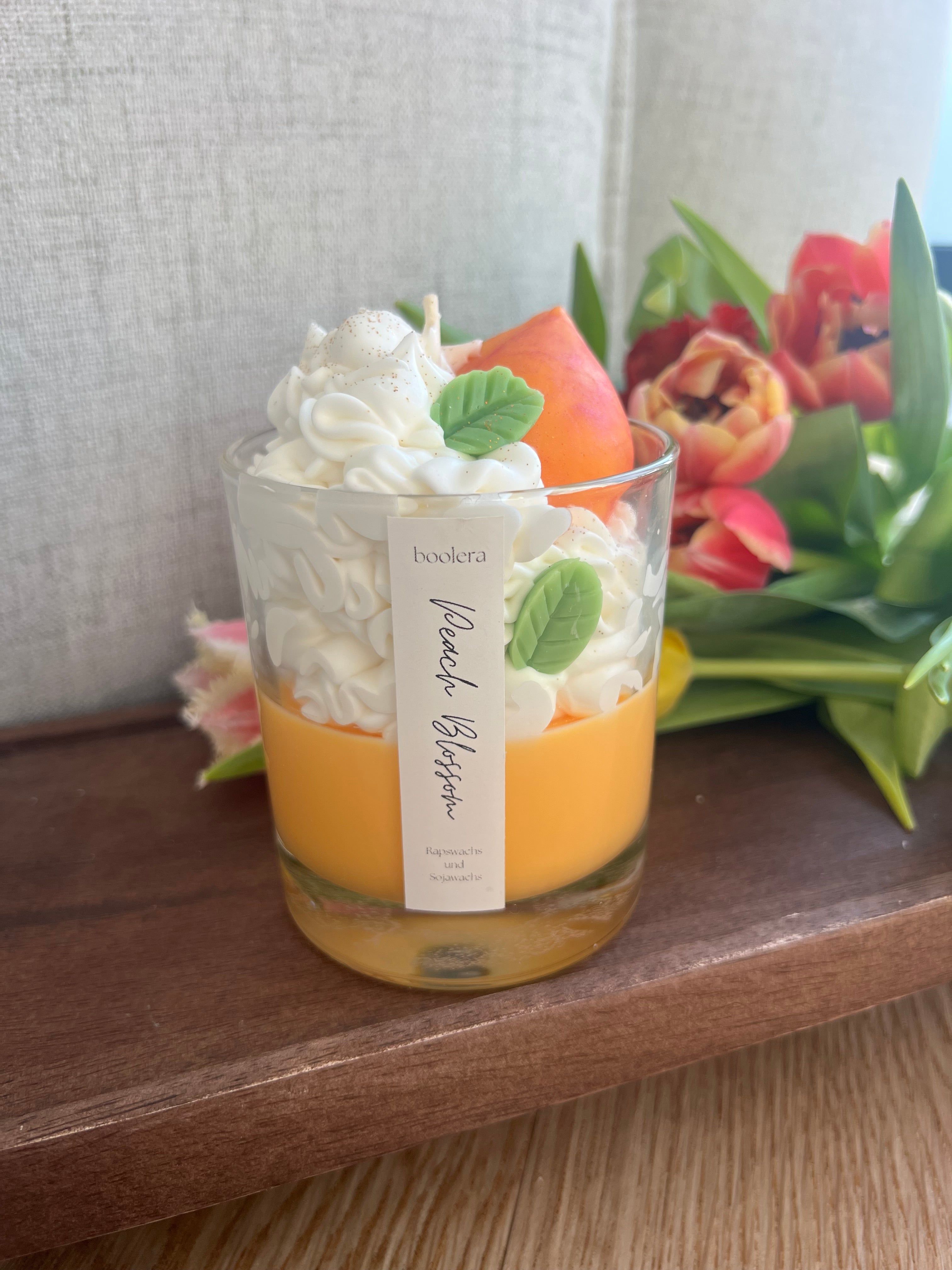 Dessertkerze Peach Blossom