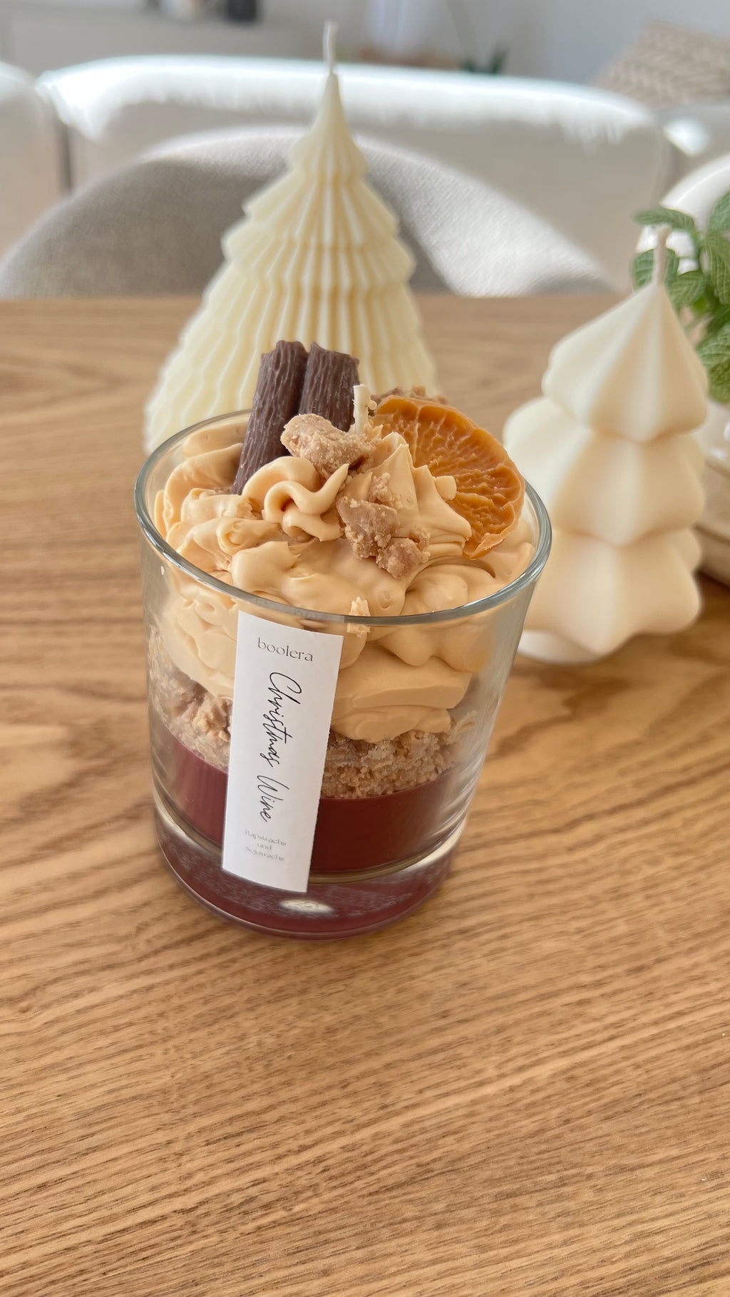 Dessertkerze Christmas Wish