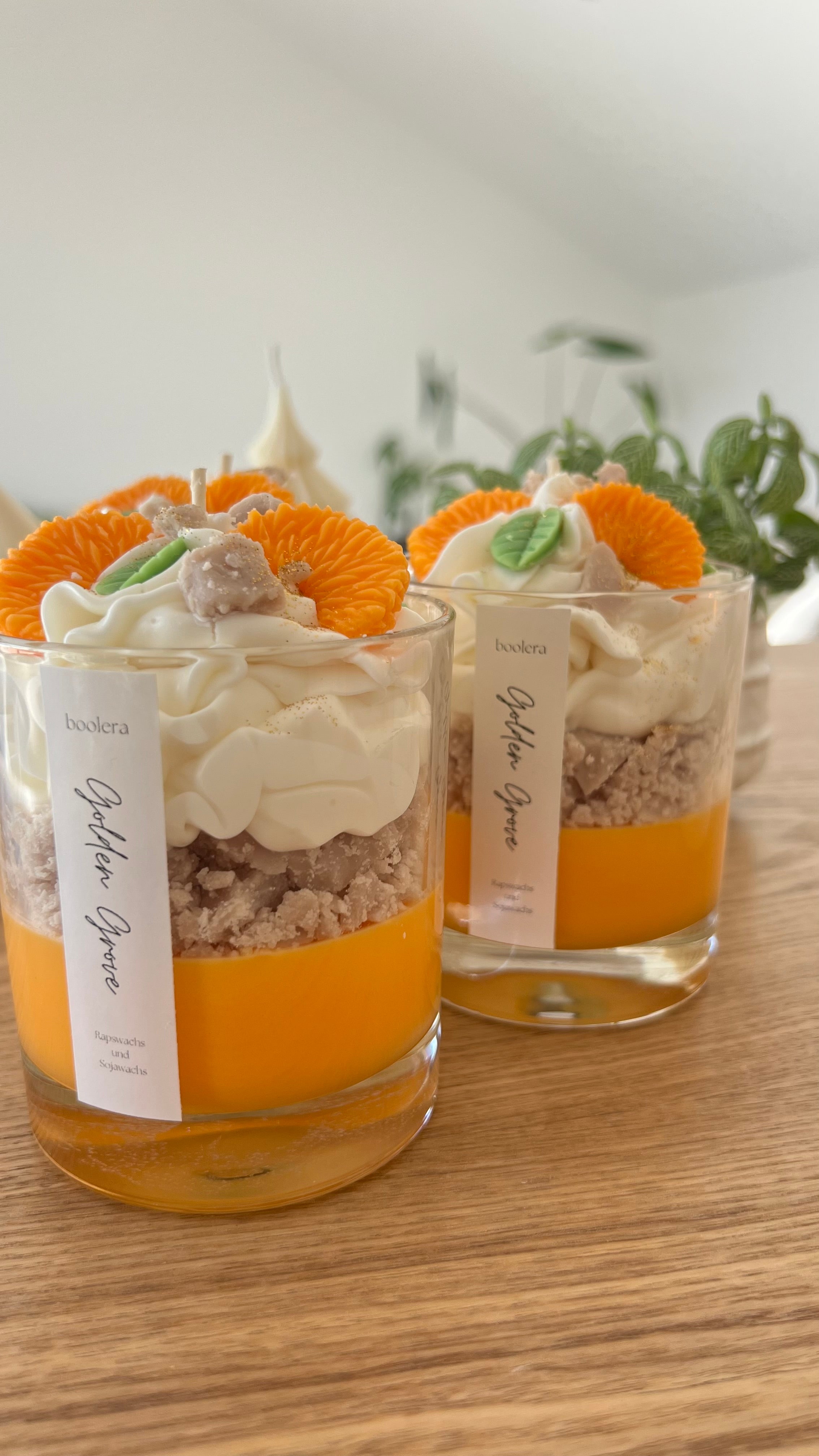 Dessertkerze Golden Grove