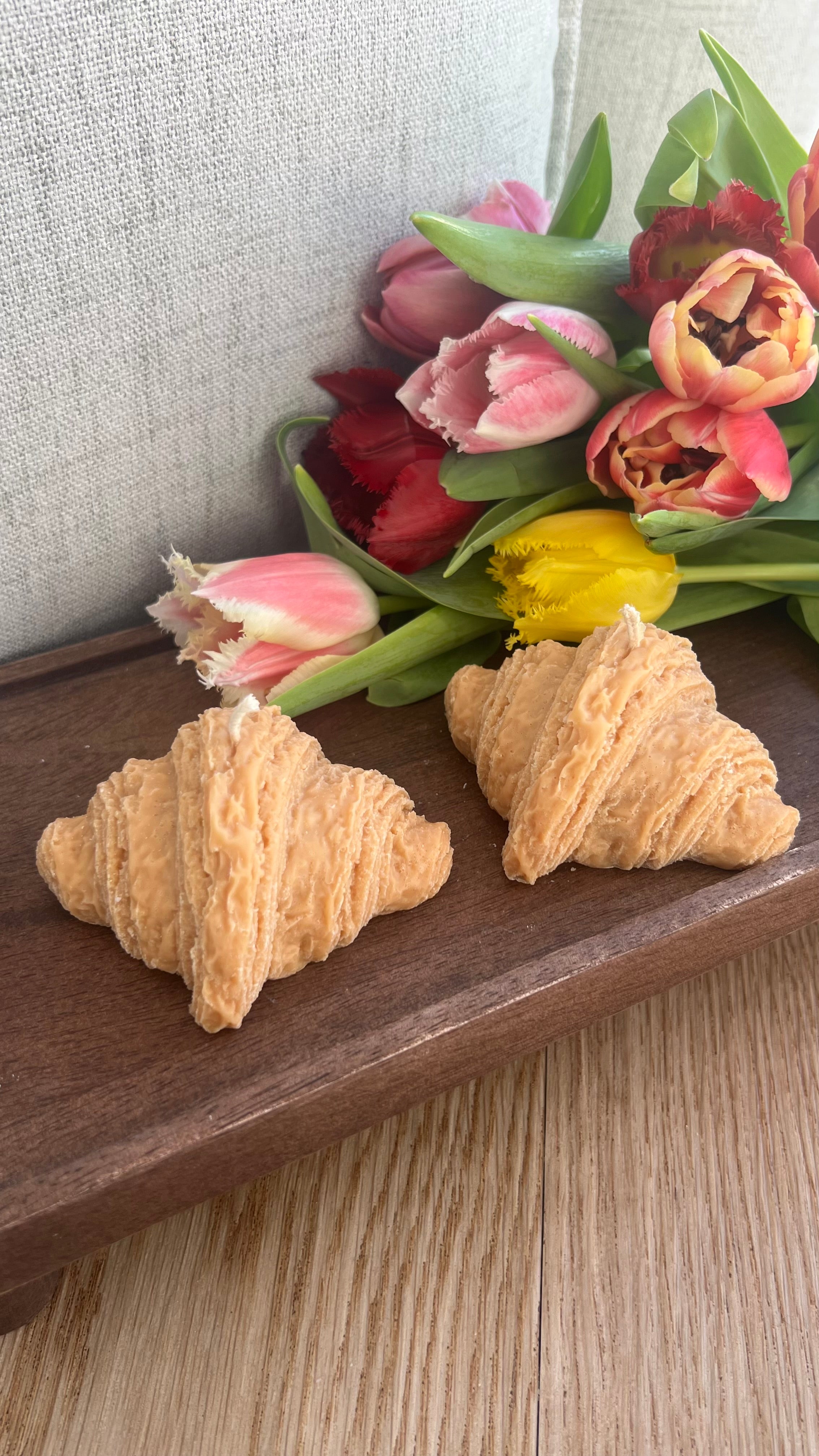 Croissant Kerze
