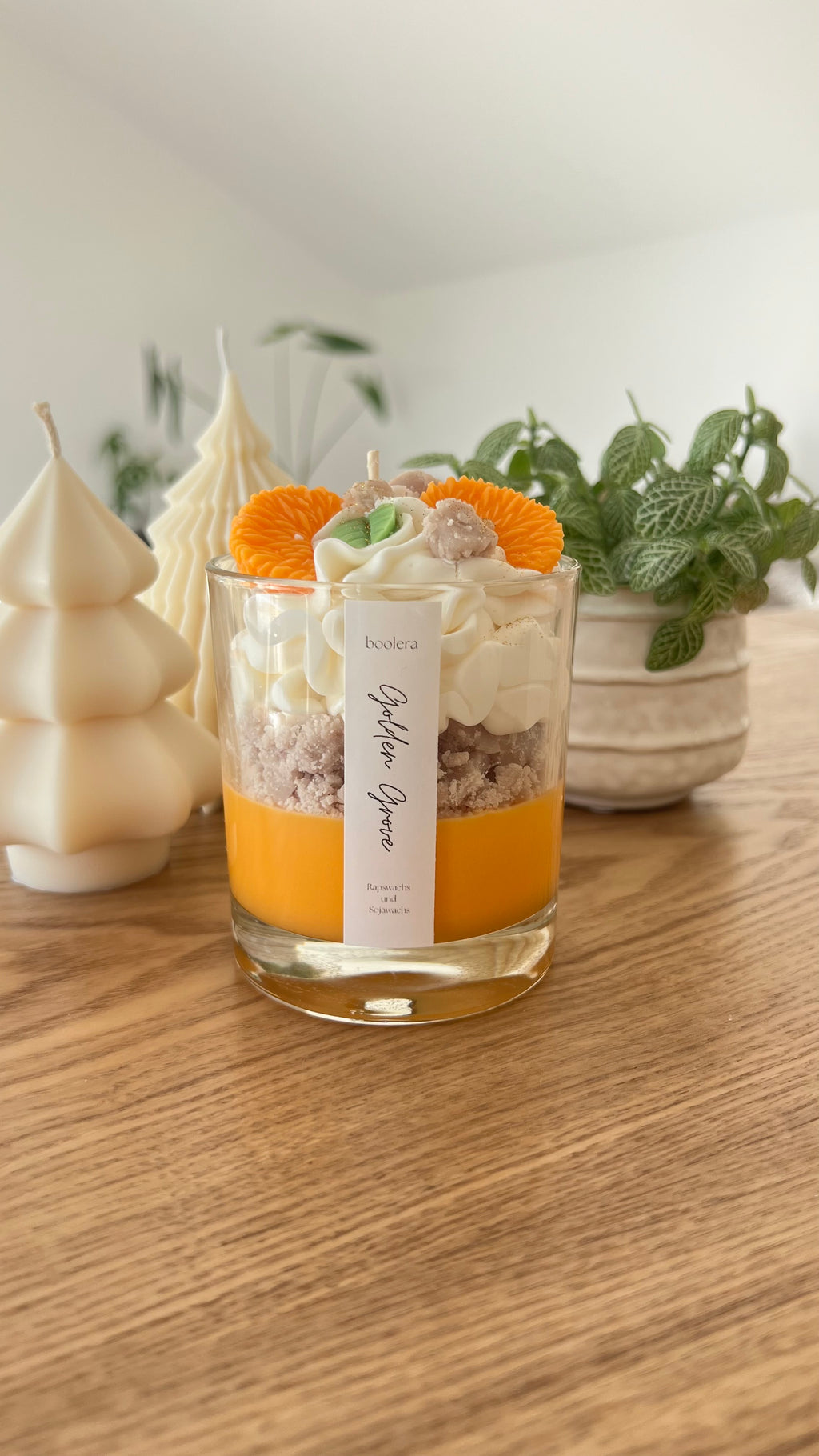 Dessertkerze Golden Grove