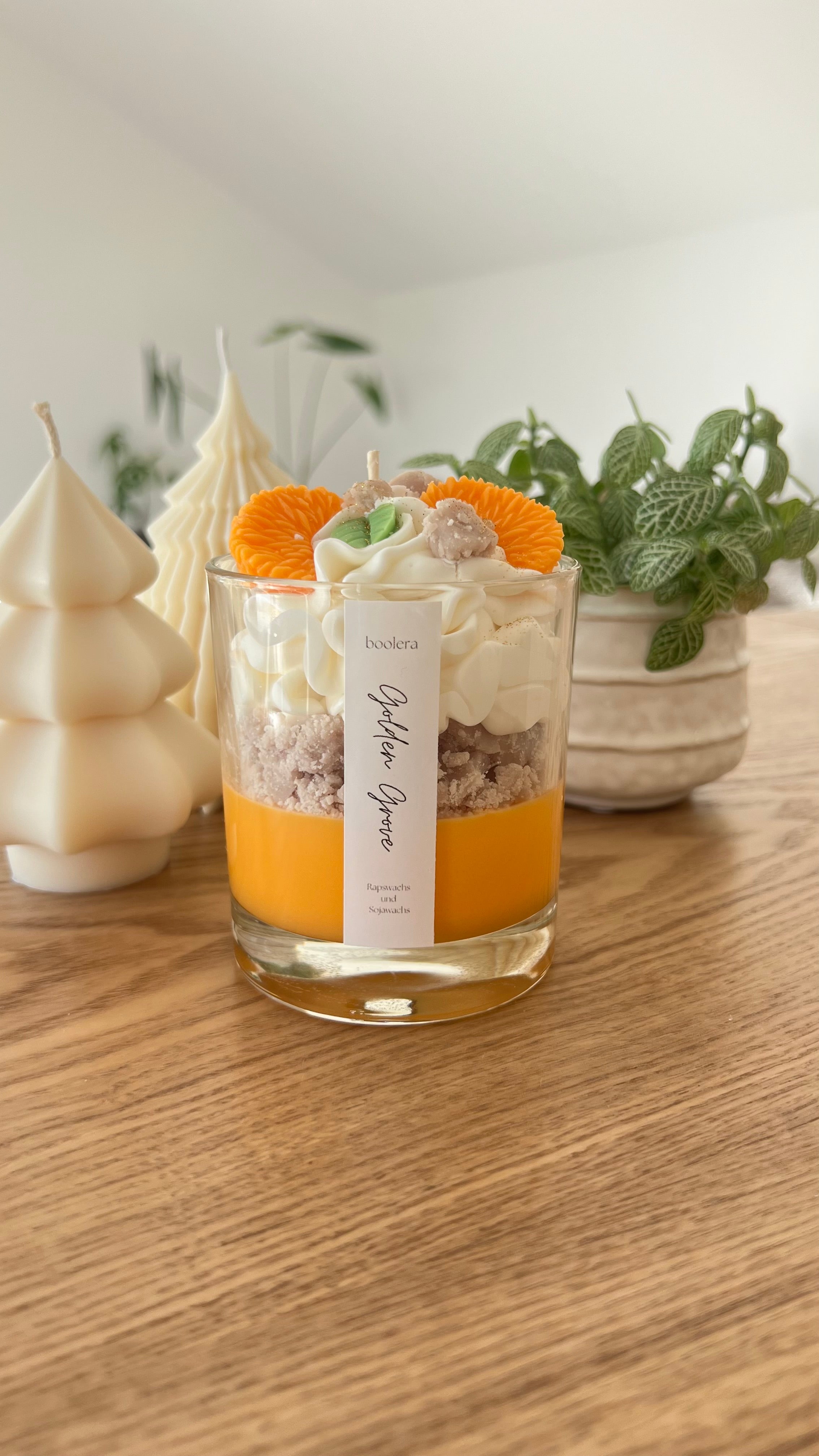 Dessertkerze Golden Grove