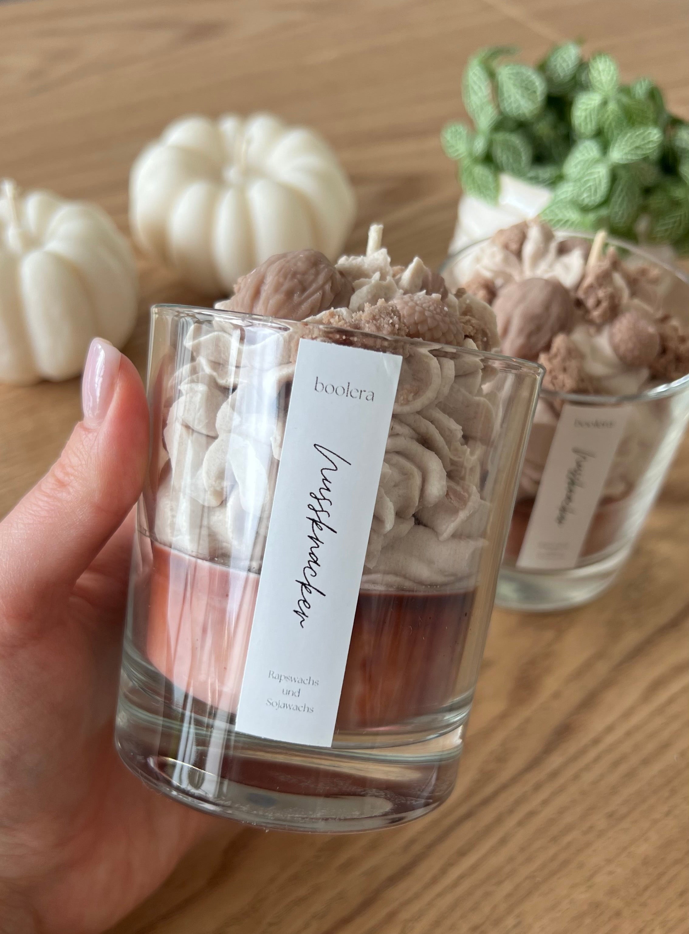 Dessertkerze Nussknacker