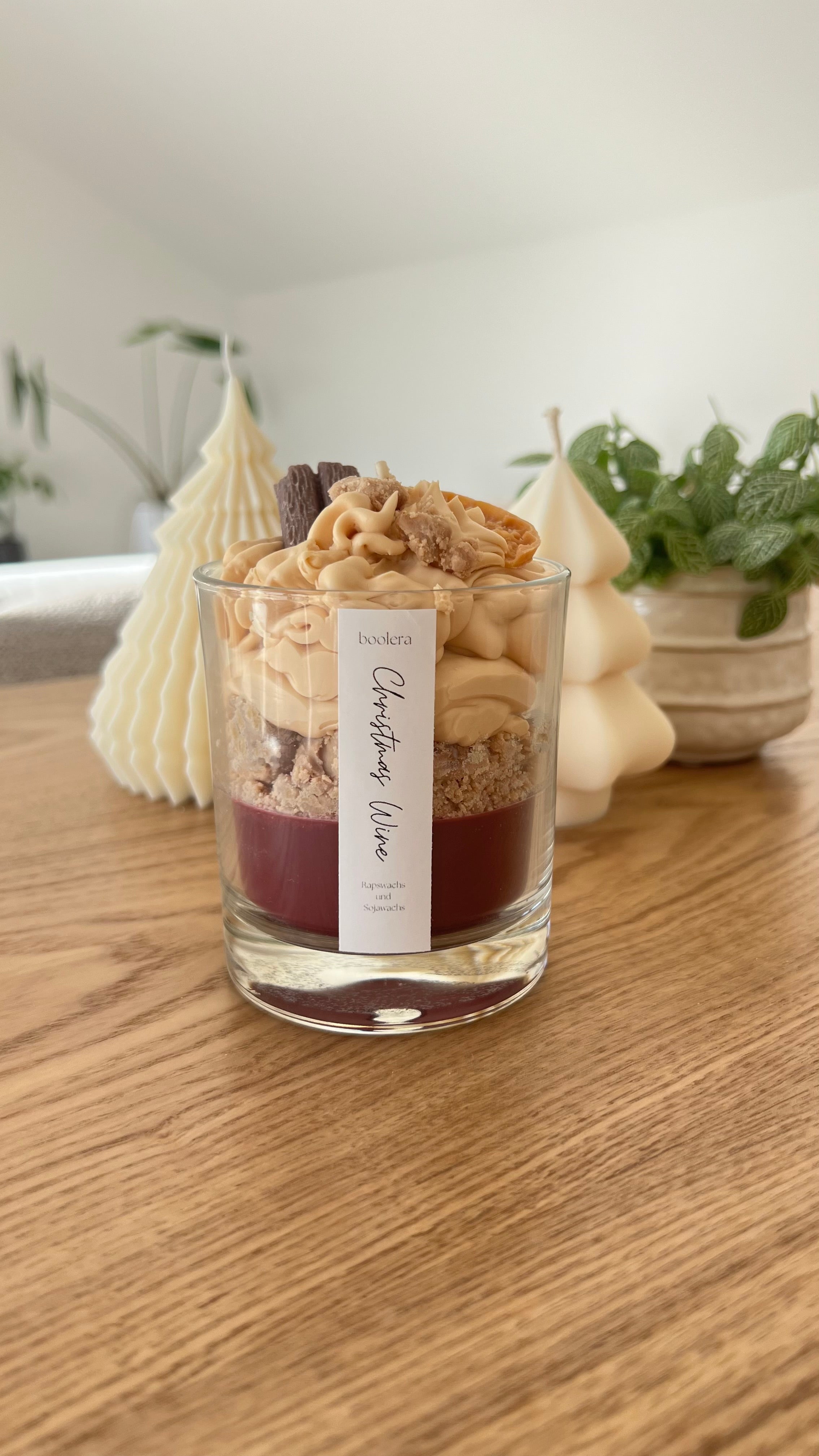 Dessertkerze Christmas Wish