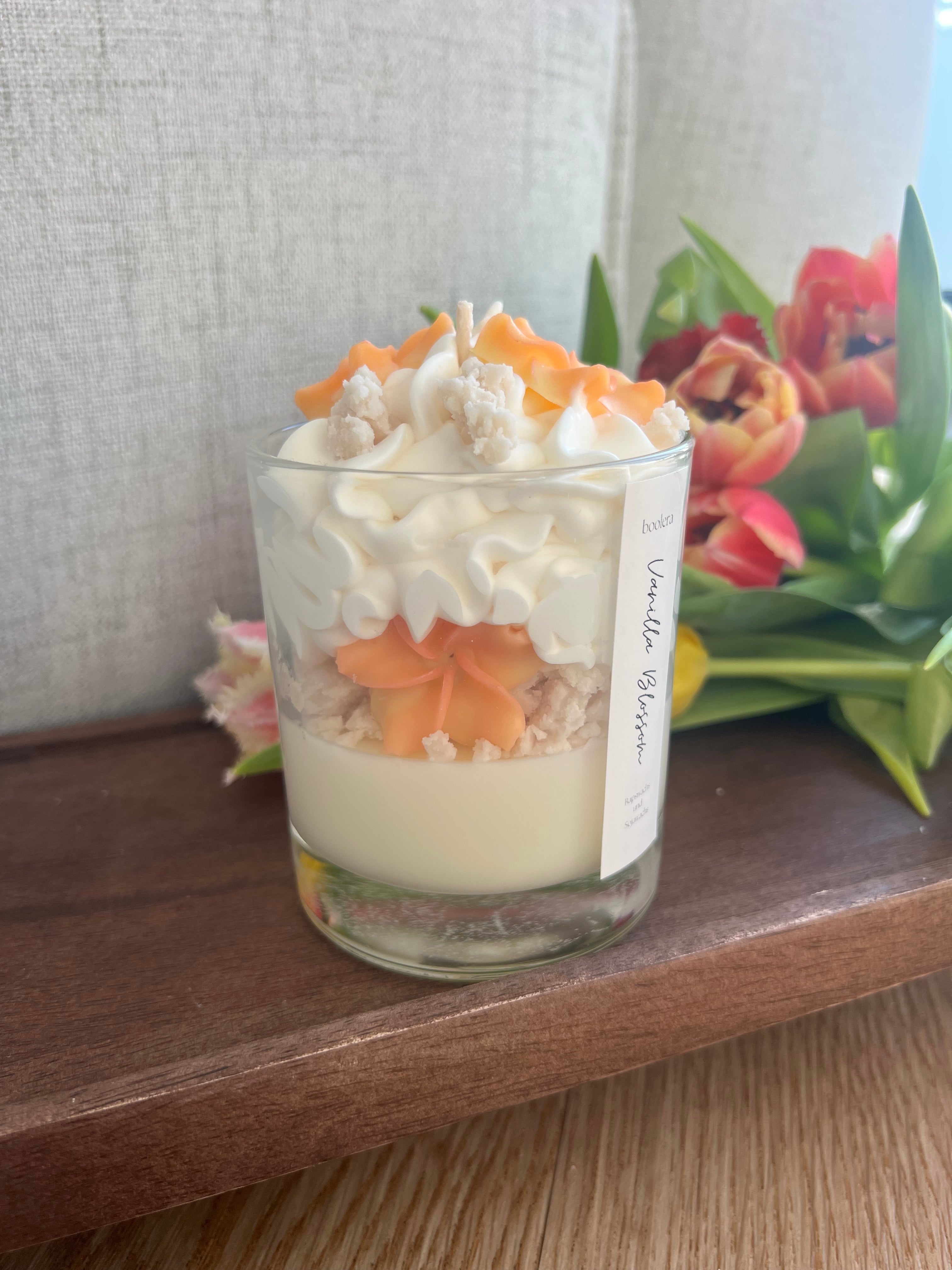 Dessertkerze Vanilla Blossom
