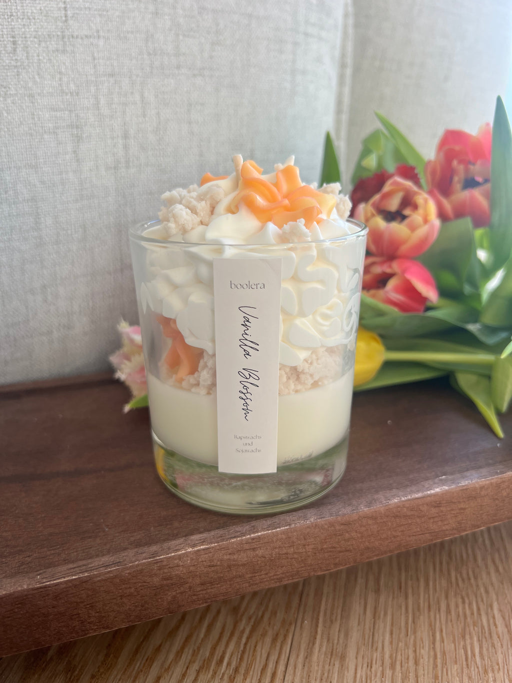 Dessertkerze Vanilla Blossom