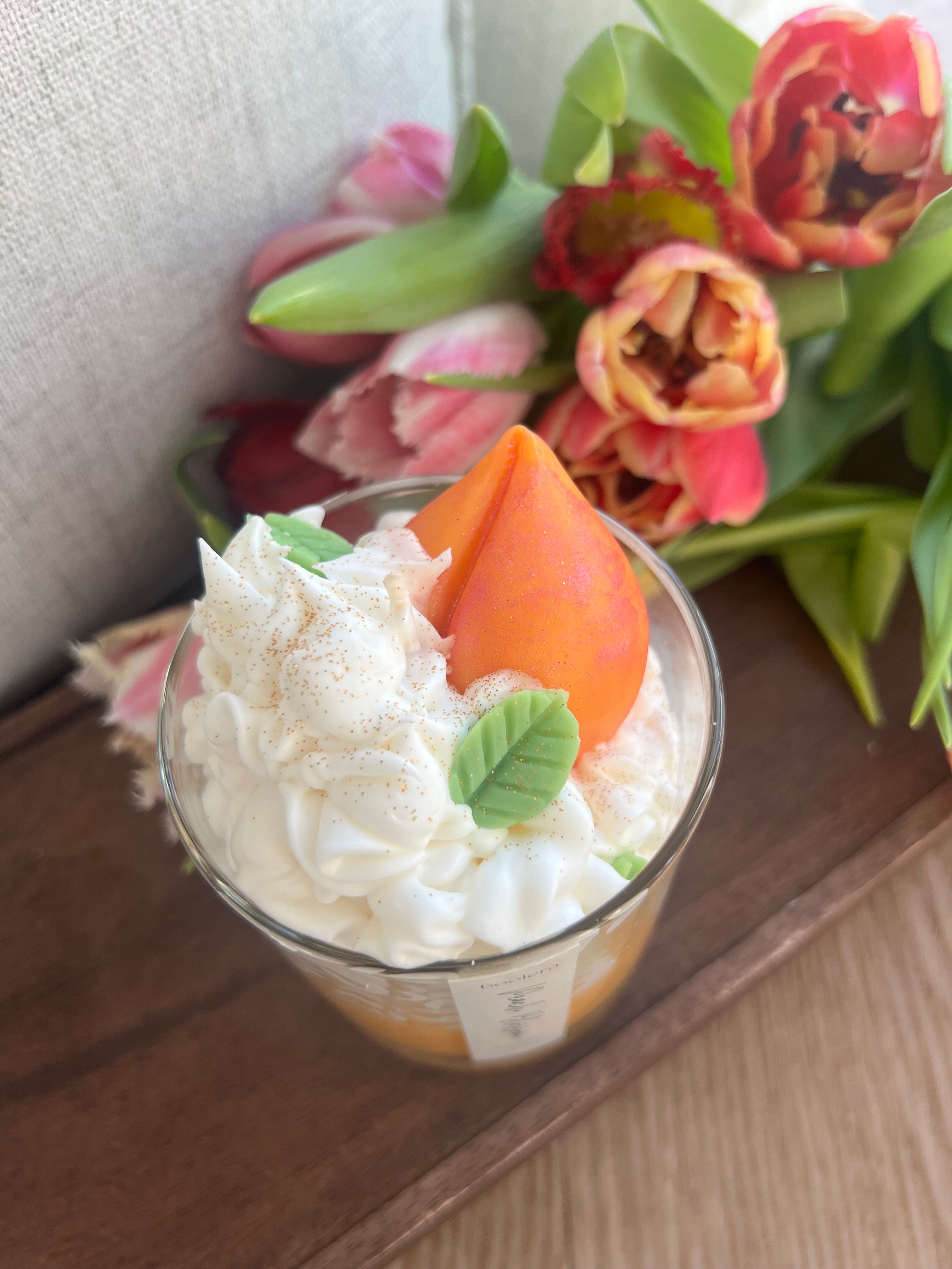 Dessertkerze Peach Blossom