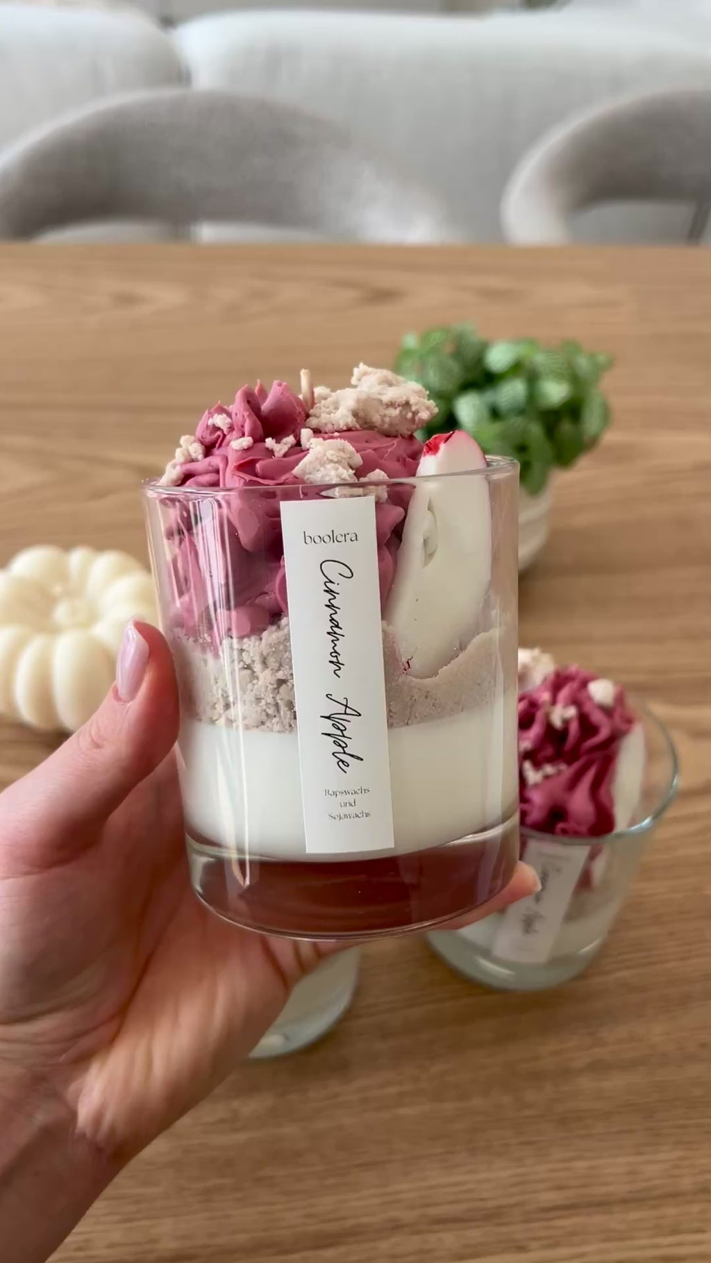 Dessertkerze Cinnamon Apple